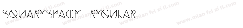 squarespace regular字体转换